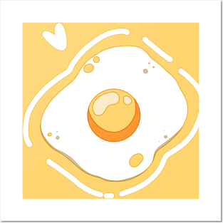 Cute breakfast egg Posters and Art